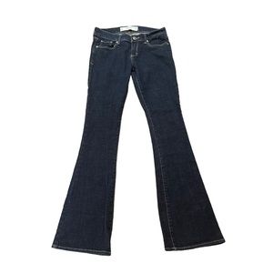 Abercrombie & Fitch Perfect Stretch Denim Dark Wash Fit & Flare Jeans 0R